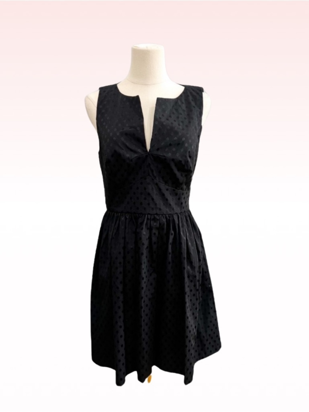 JUICY COUTURE Black Polka Dot Dress (Sz 6)